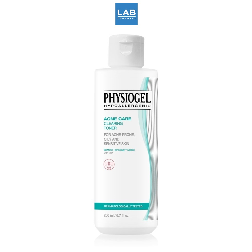 Physiogel Acne Care Clearing Toner 200 ml ฟิสิโอเจล แอคเน่ แคร์ เคลียร์ริ่ง โทนเนอร์ 200 มล.
