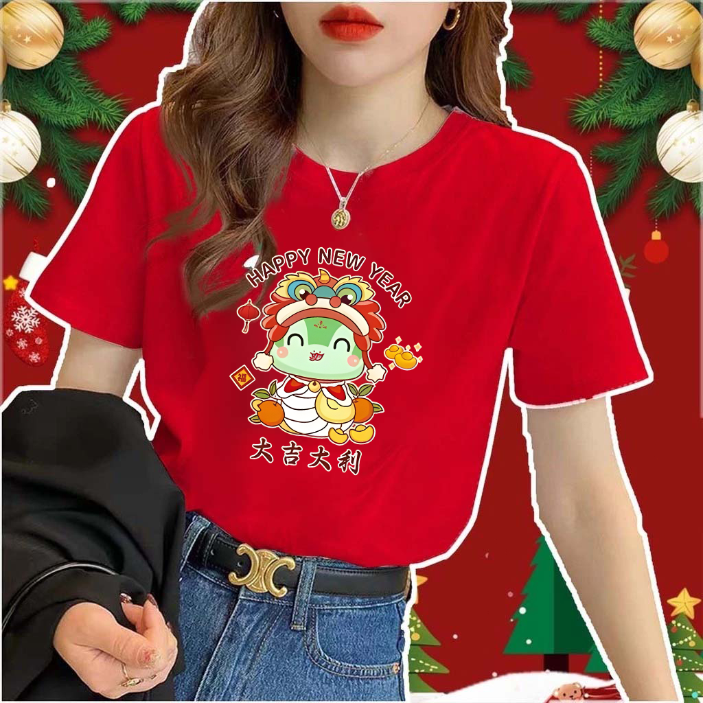 COD✅ (จัดส่งในกรุงเทพฯ) MAO Shop  ต้นคริสต์มาส พิมพ์ลาย  เสื้อครอบครัวคริสต์มาส วันคริสต์มาส สุขสันต์วันปีใหม่ครับ/ค่ะ