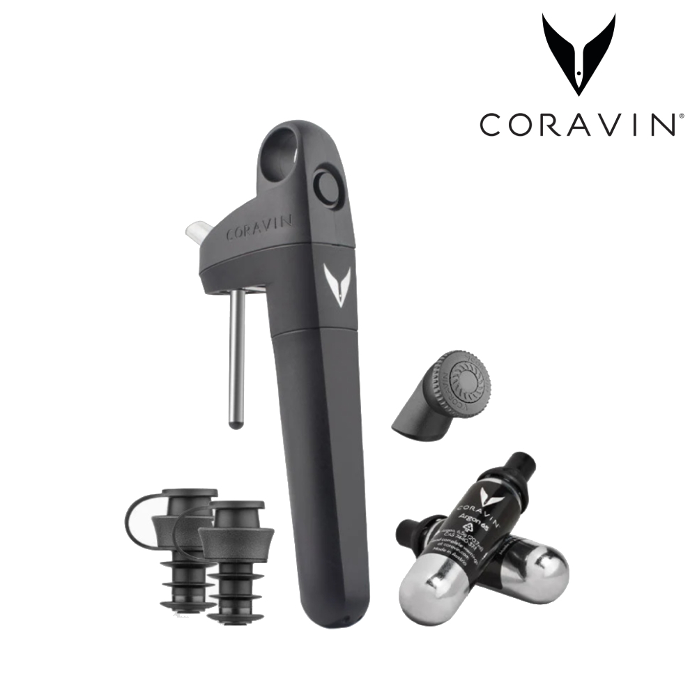 Coravin Pivot™ Plus สี Black คอราวิน เครื่องรินไวน์ ระบบถนอมไวน์พร้อมระบบเติมอากาศ
