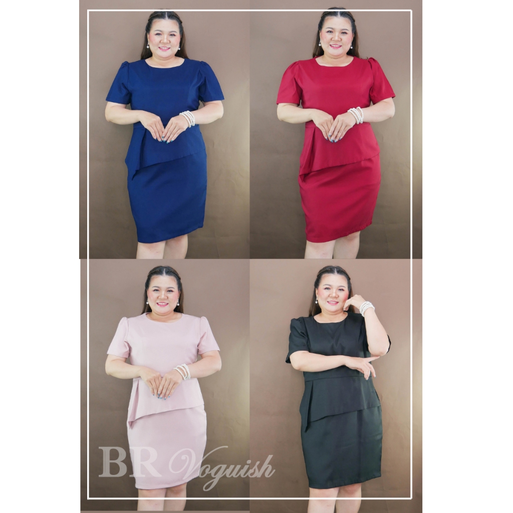 เดรสปีกัส คอกลม แขนสั้น BR Voguish Plus