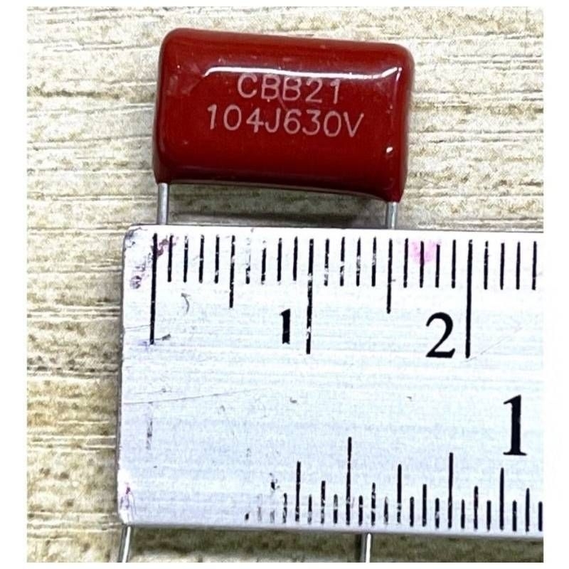 จำนวน10ตัว c104j/630v 0.1/630v ไมล่า เครื่องขยายเสียง