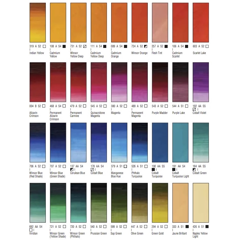 [part 2/2] Winsor & Newton Artists’ Oil Colour 37 ml. I สีน้ำมันเกรดศิลปินสำหรับมืออาชีพ - รูปที่ 2