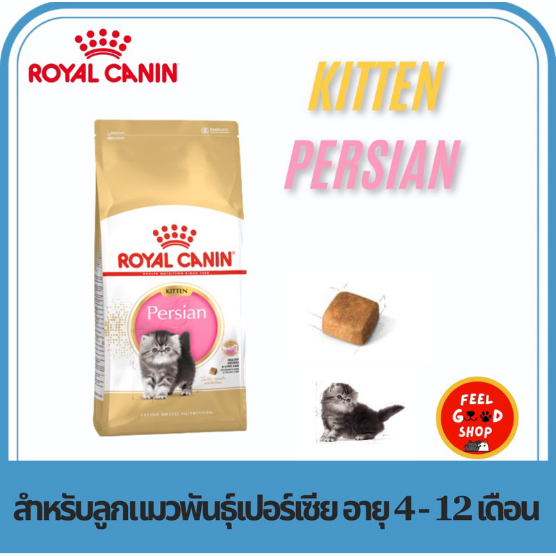 Royal canin Kitten Persian (4kg) ลูกแมว 4 เดือน ถึง 12 เดือน