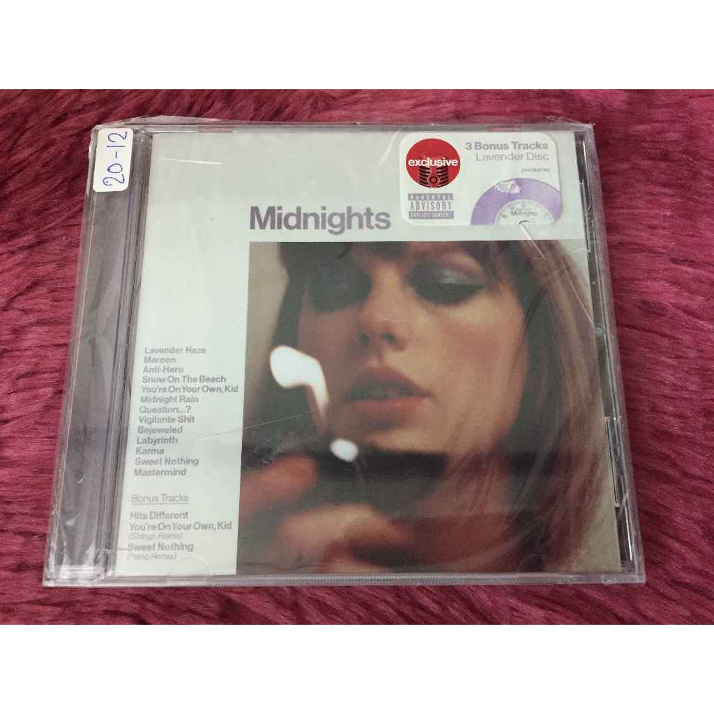 CDเพลงสากล Taylor Swift – Midnights สภาพตามปก gangqinmusic