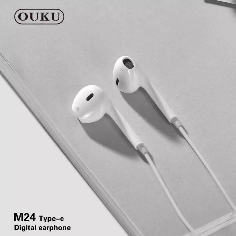 หูฟัง OUKU M24 Type-C มีไมค์ สำหรับ Samsung / Android / iPhone 15 / 16 / 17 thumbnail 4