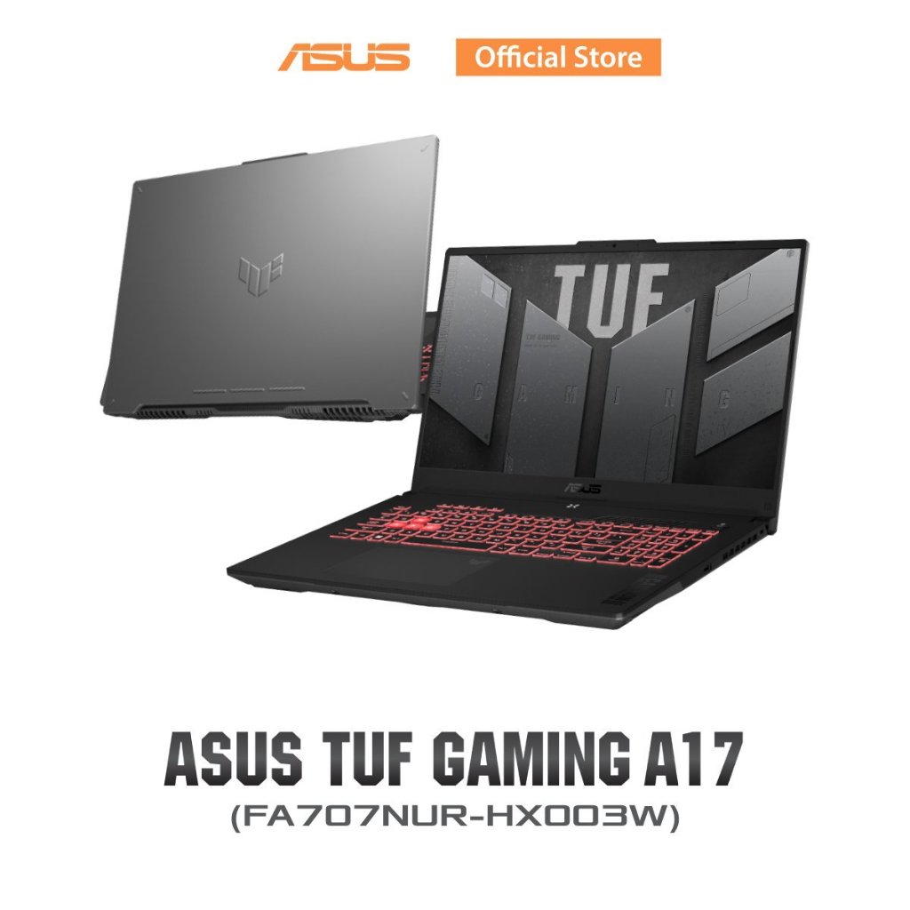 ASUS TUF Gaming A17 (FA707NUR-HX003W) 17.3" FHD, AMD R7-7435HS, 16GB, 512GB SSD, RTX4050 6GB, W11