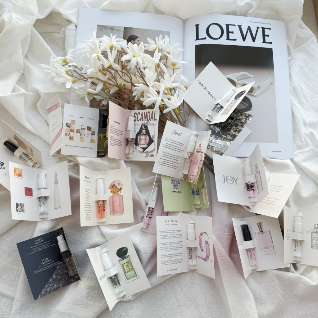 รวมกลิ่นขายดี‼️ น้ำหอมพกพา ขนาดทดลอง น้ำหอมเทสเตอร์ 2ml สุภาพสตรี ผู้ชาย น้ำหอม ขนาดพกพา 2มล