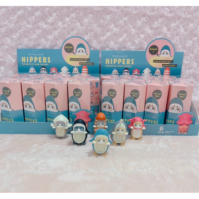 พร้อมส่ง (สุ่ม) Mofusand Hippers