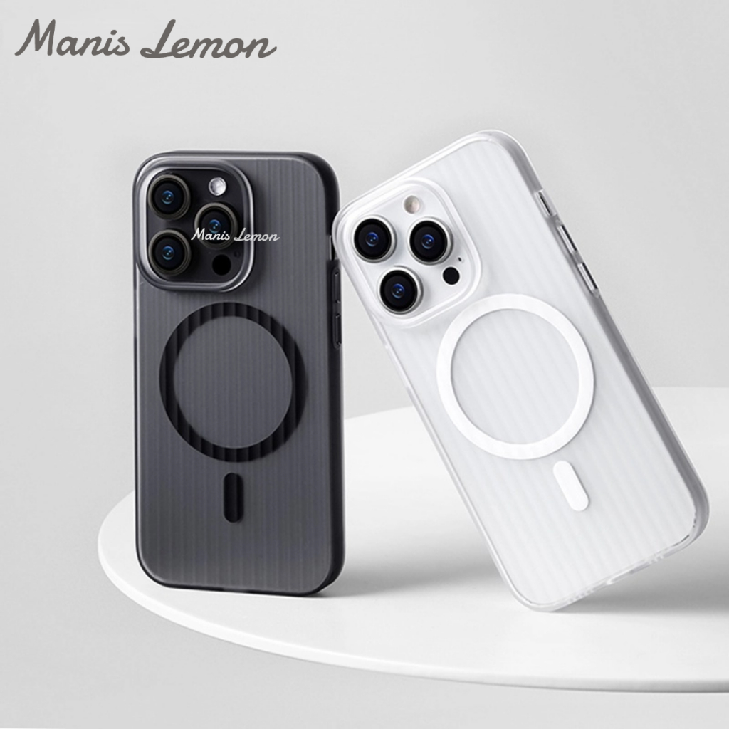 Manis Lemon ปริซึมแสง Magnetic Case for iPhone 16 15 14 13 12 Pro Max Plus แรงดึงดูดของแม่เหล็ก เคส 