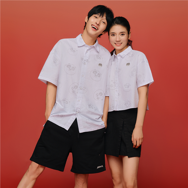 GIORDANO เสื้อเชิ้ตผู้ชาย แขนสั้น Men's Relax Oxford Shirt 01045250