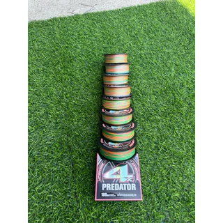 สายพีอี PE ANDAMAN PREDATOR X4 MULTI COLOR BRAI LINE สีรุ้ง ยาว 100 เมตร