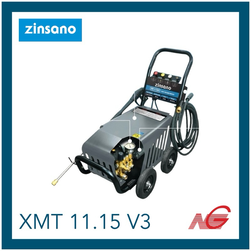 เครื่องฉีดน้ำแรง ZINSANO XMT 11.15 V3 150Bar รหัสสินค้า ABZIXMT15003