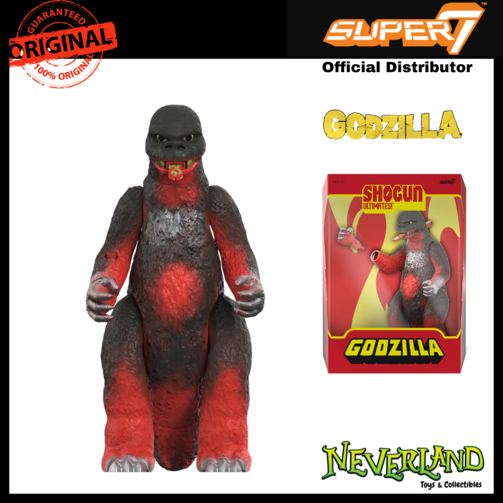 Super7 Godzilla Shogun Godzilla (Vintage Red) Toho ULTIMATES! Figure