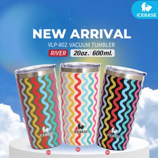 ICEBASE แก้วเก็บความเย็น รุ่น VLP-802 (RIVER) ขนาด 600 ML (ม…