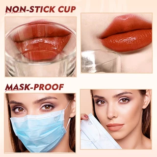 PAZIUM FDA ลิปสติก ลิปกลอส Lipsticks ลิปจูบไม่หลุด ปากไม่แห้ง กันน้ำ ติดทนนาน พกพาง่าย 3.5g 5สี