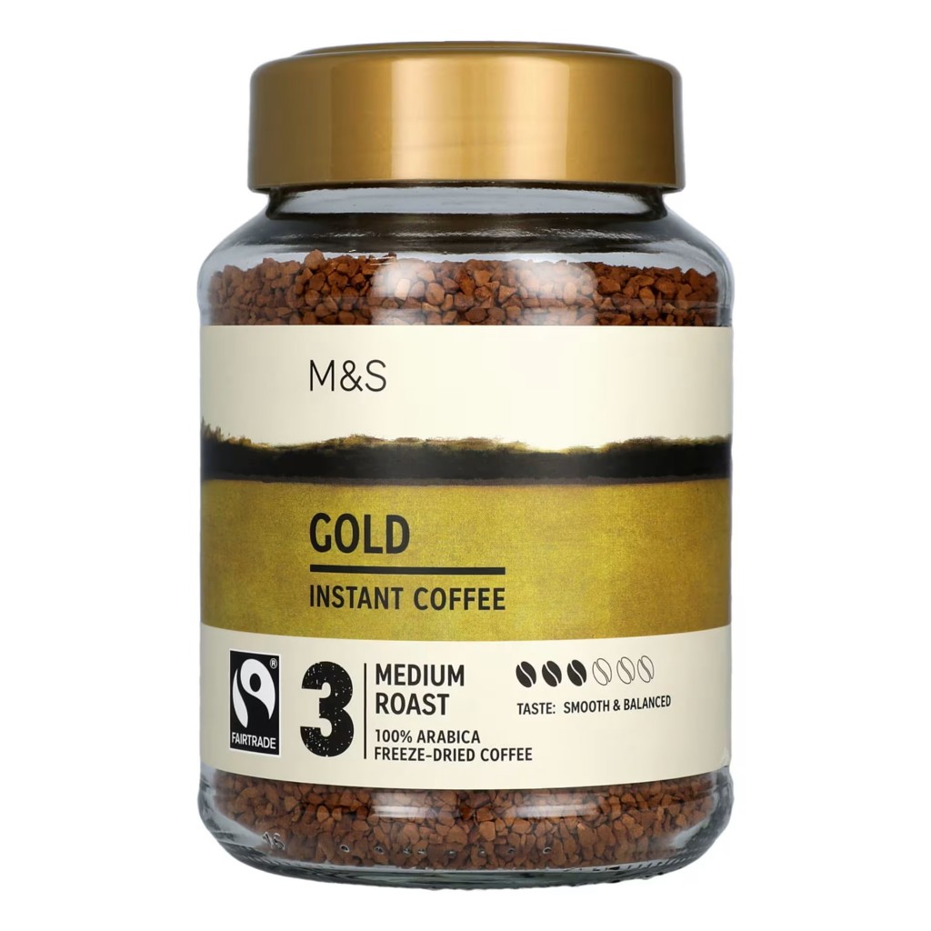 M&S Gold Instant Coffee 200g (BBE 03/2026)