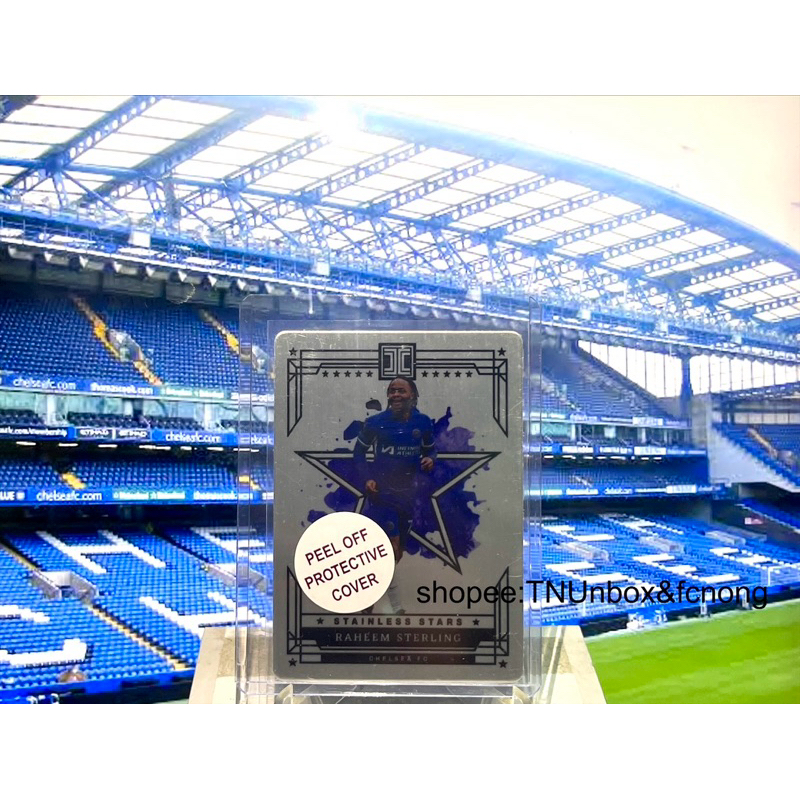 การ์ด Stainless นักฟุตบอล 2023-34 Panini Impeccable - Raheem Sterling /74