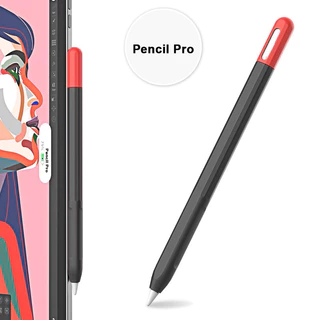 Pencil Case 💕เคสปากกา ปลอกปากกาGen2/Pen Proใส่ช่องปากกา ซิลิโคนนิ่มกันรอยกระแทกมี2ชิ้น ปากกา+หัวpenLogoชัดเจน