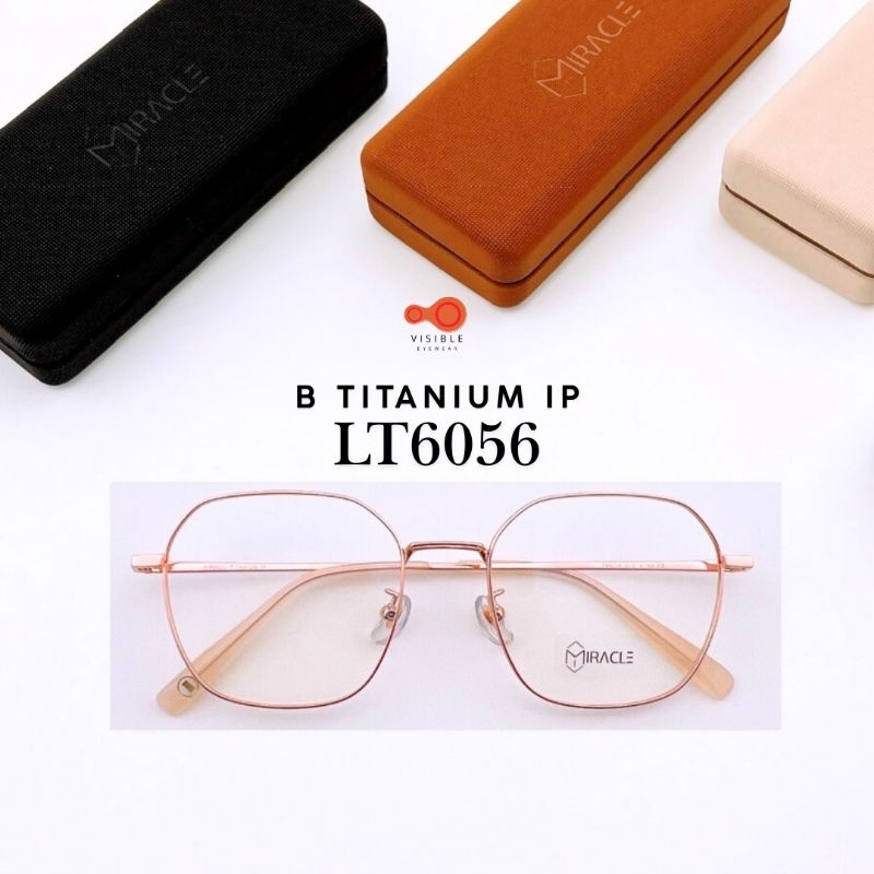 Miracle รุ่น TB6056 ไทเทเนี่ยมบริสุทธิ์ B-Titanium IP