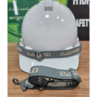 สายรัดคางหมวกนิรภัย S-Guard สีเทา แบบยางยืด ปรับระดับได้