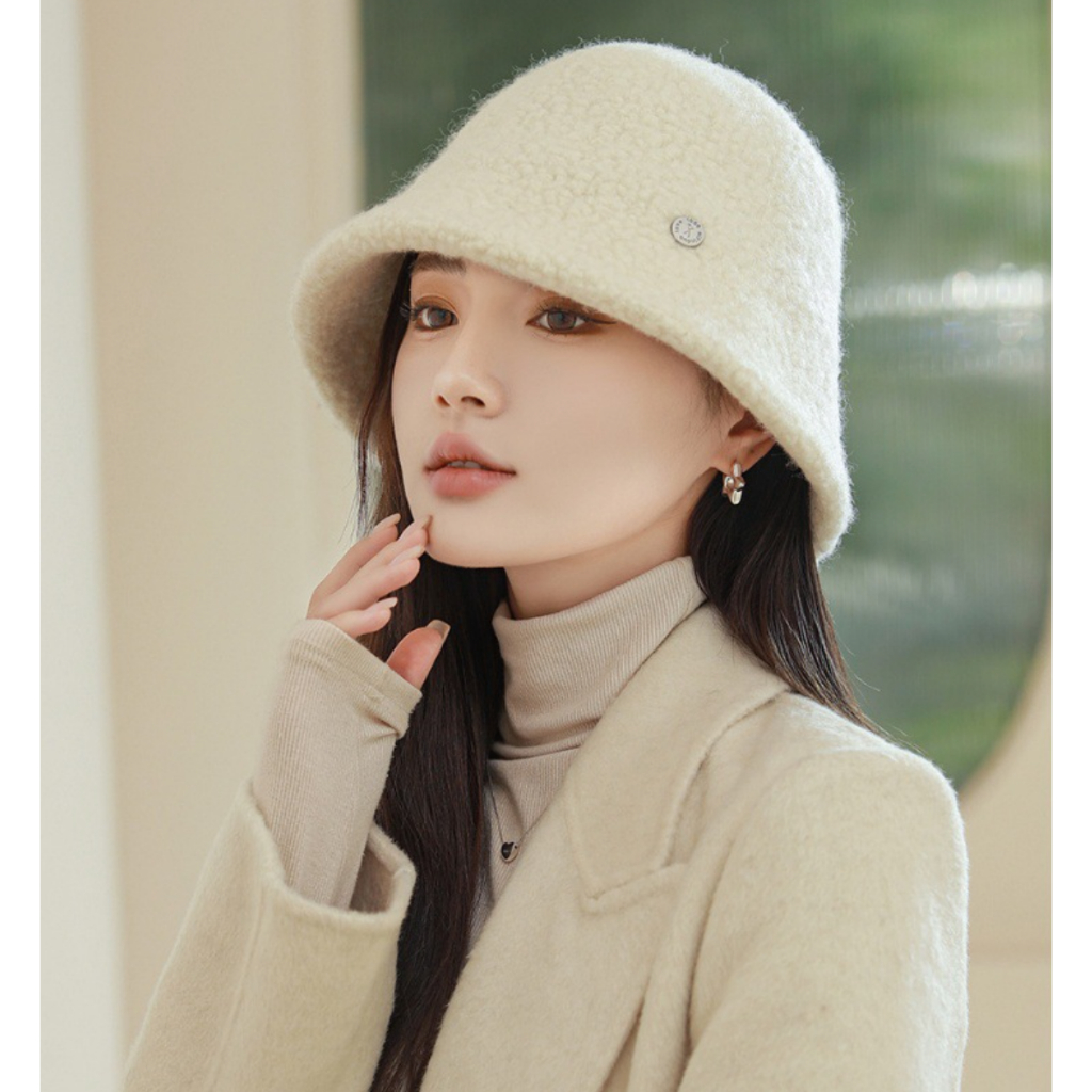 CHERRYMU รุ่น CK45 หมวกบักเก็ตแฟชั่น หมวกแฟชั่น