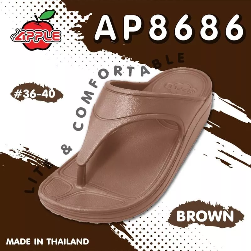 Red apple แท้ รองเท้าแตะแบบคีบ รุ่น 8686 ไซส์ 36-40