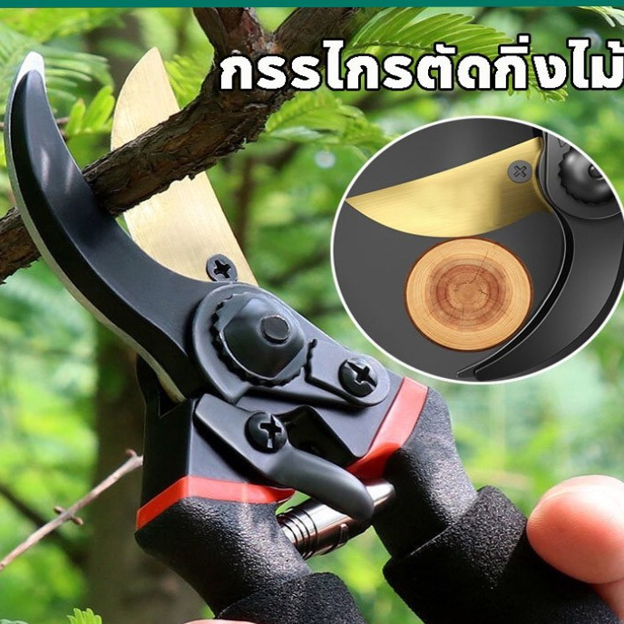 😍COD😍เหล็กอัลลอย SK5 แท้ กรรไกรตัดกิ่ง คม ทน ประหยัดแรงงาน กันไกรตัดกิ่ง กรรไกรตัดกิ่งไม้ กรรไกรแต่งกิ่ง คีมตัดกิ่