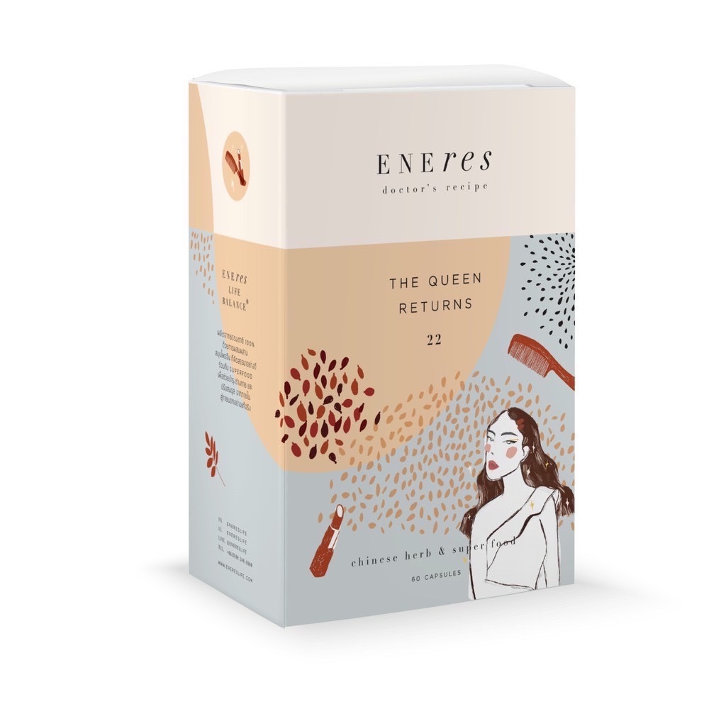 ENEres22 (The Queen Returns) ปรับฮอร์โมนให้สมดุล ป้องกันผมร่วง บำรุงผม ผิว เล็บแม่หลังคลอด / ผญ 35+
