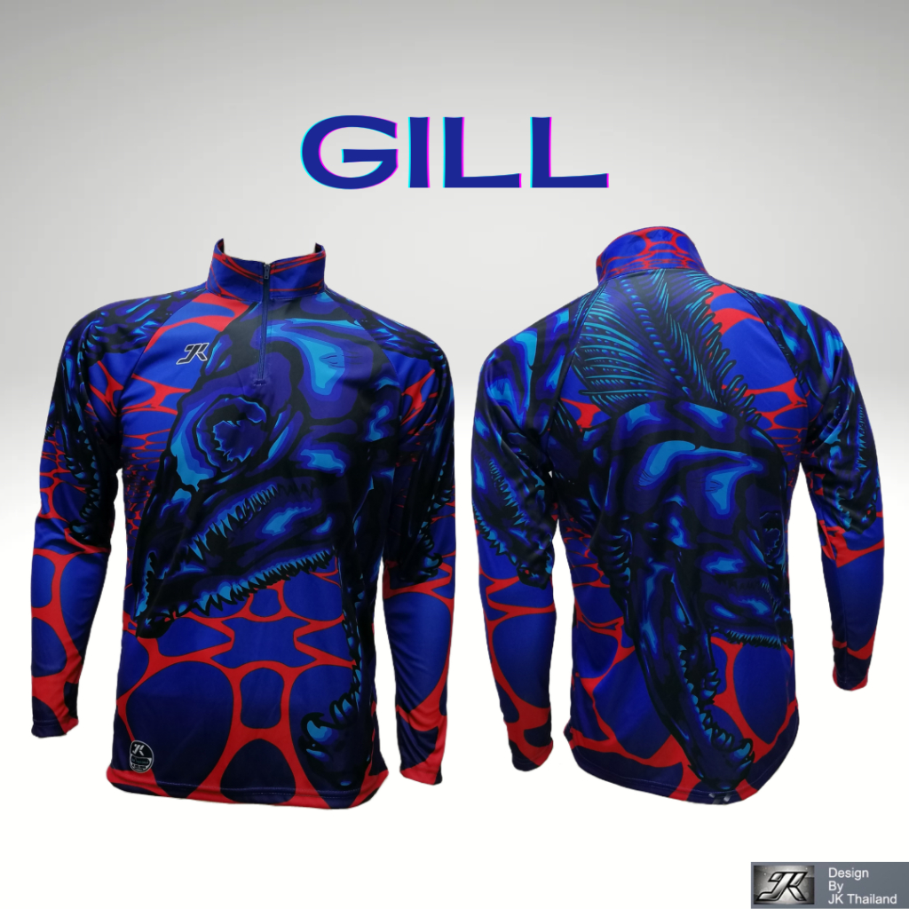 GILL เสื้อตกปลา JK Thailand กันยูวี  ป้องกันรังสี UV 80% แห้งเร็ว ส่งของภายใน 2 วัน