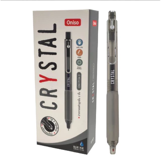 Oniso ปากกาเจล 0.38 รุ่น CRYSTAL ONI-9134 ขนาด 0.38 มม. หมึกน้ำเงิน เปลี่ยนไส้ได้ (ราคาต่อ 1 ด้าม)