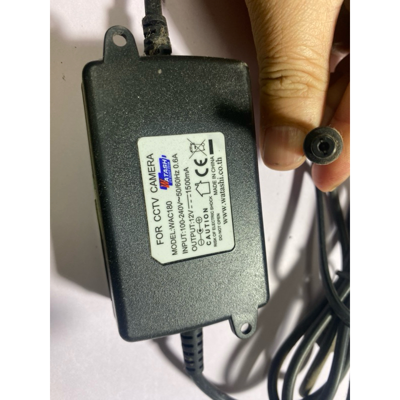 Adaptor DVR watashi Model Wac180 12V 1500mA มือสอง