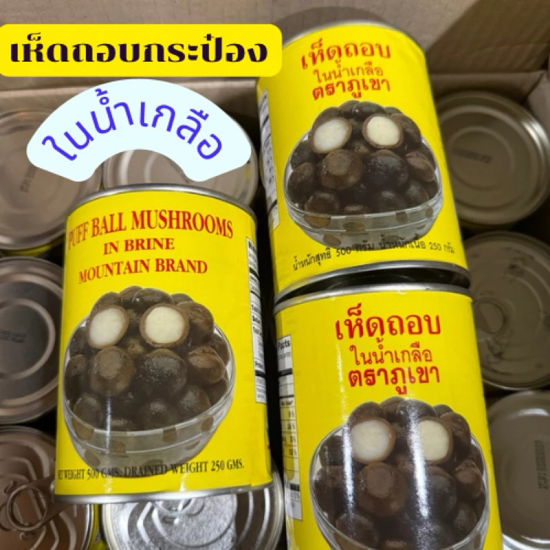 🍄เห็ดถอบกระป๋องตราภูเขา ทักบ้าน เขียว nutary1133 พร้อมส่ง ยกลัง 🍄🍄🍄🍄