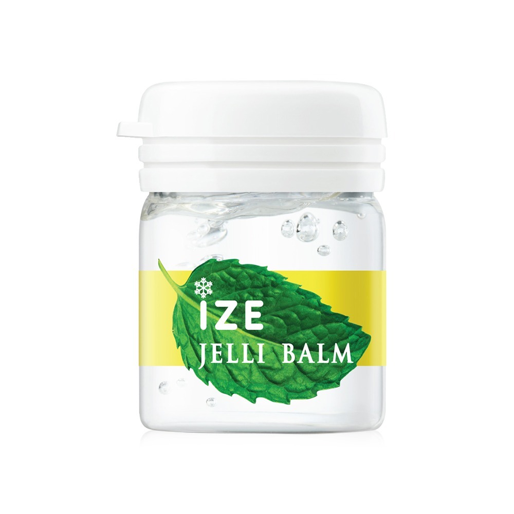 Ize Jelli balm ไอซ์ เจลลิ บาล์ม 7g. หอมสดชื่น ยาดม น้ำมันหอม เจลใส