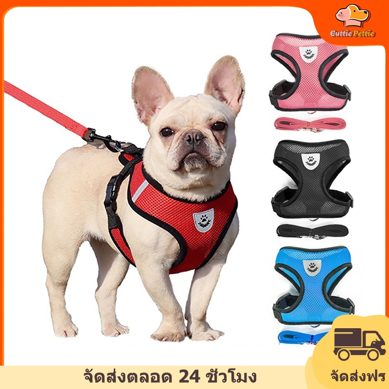 Cuttie Pettie Pet Walking Dog Jacket Harness & Fur เสื้อผ้าลูกสุนัขสัตว์เลี้ยงเสื้อกั๊กปรับได้เสื้อกั๊กสุนัขสัตว์เลี้ยง