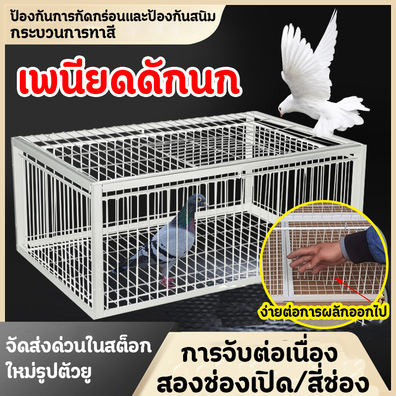 *ความจุขนาดใหญ่*เพนียดดักนก กรกดักนกเขา Bird trap cage กรงต่อนก กับดักนก หนู กรงกับดักนกพิราบ กรงนกพิราบ