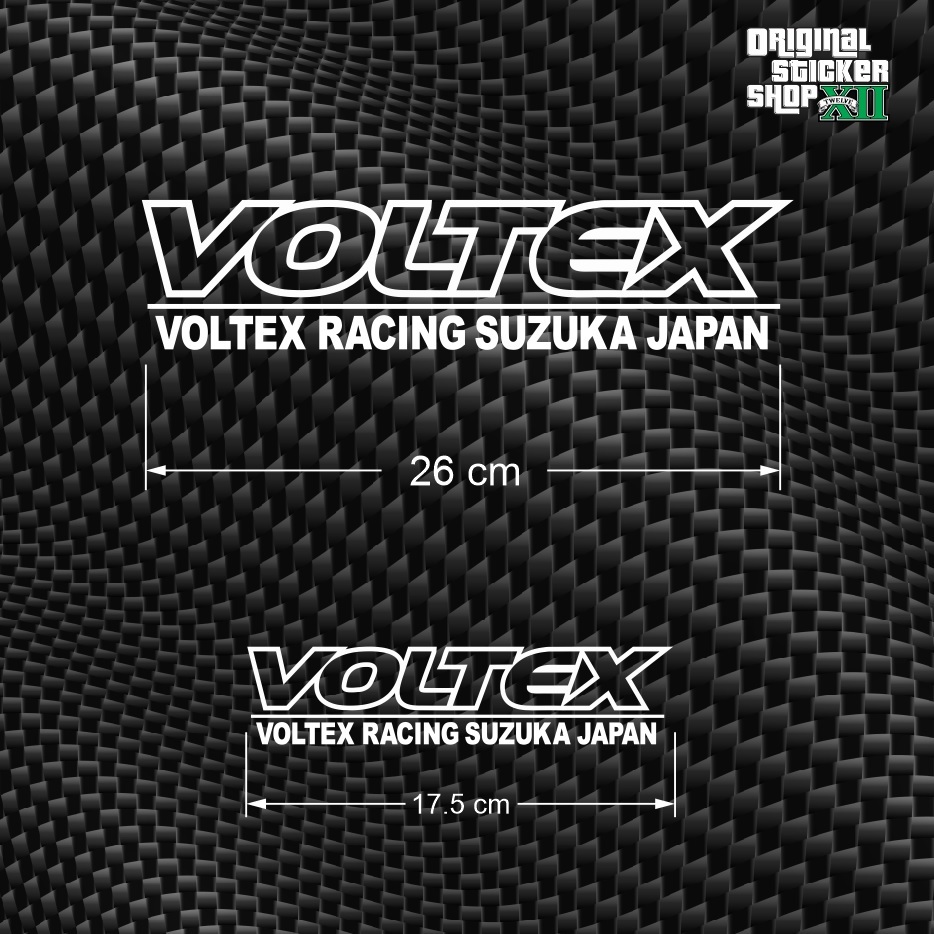 VOLTEX Sticker สติ๊กเกอร์ วอลเท็กซ์  ติดรถยนต์ ทนแดด ทนฝน สติ๊กเกอร์คัท Sticker car รถจักร