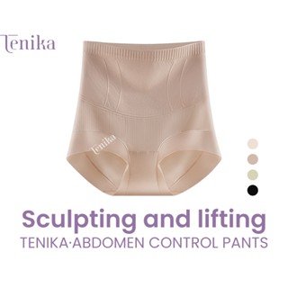 TENIKA กางเกงชั้นในเก็บหน้าท้องเอวสูง กางเกงในไร้ขอบ Seamles…