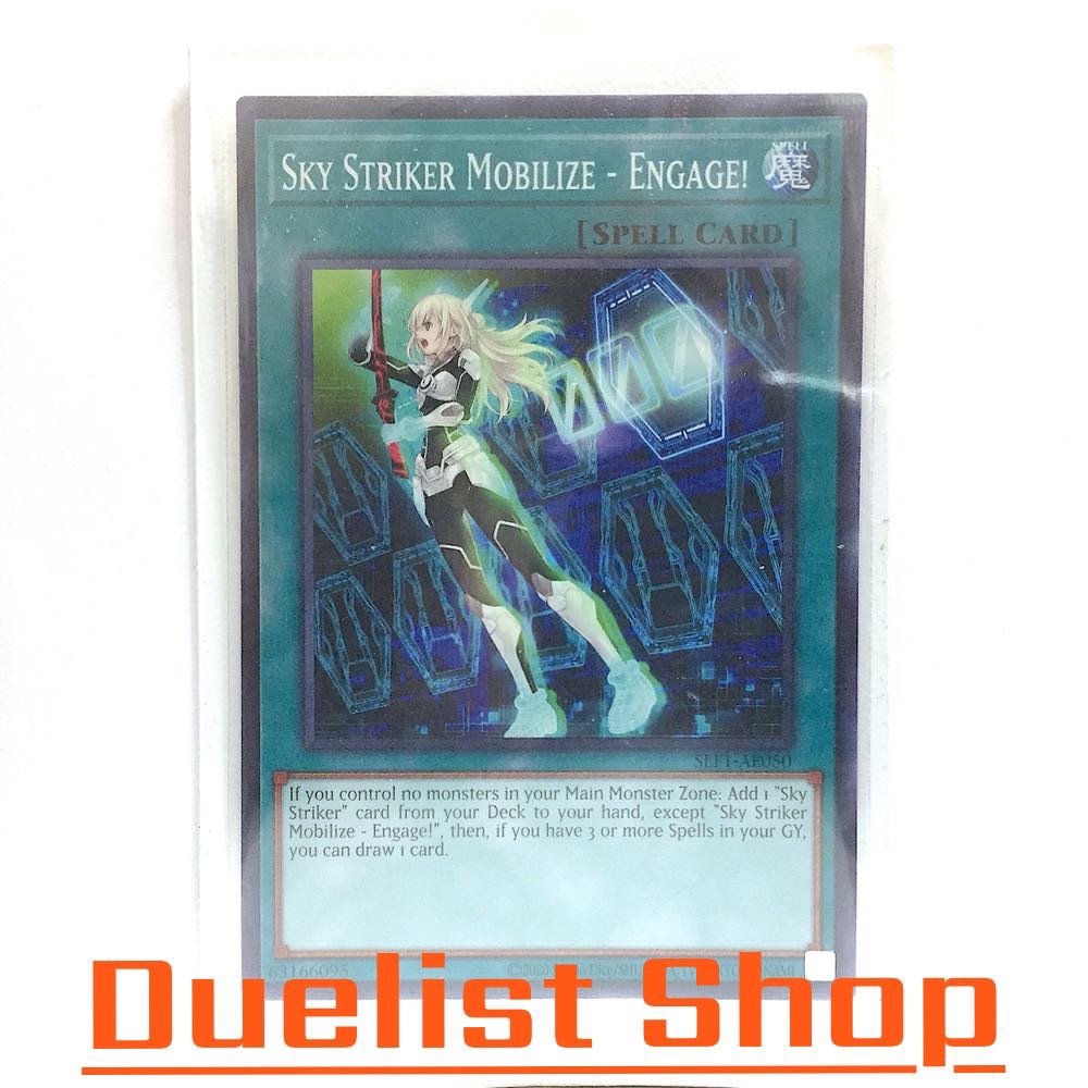 Sky Striker Mobilize - Engage! (P) Spell [Normal] ชุด SLF1-AE050 การ์ดยูกิโอ (Yu-Gi-Oh!) OCG Asia EN