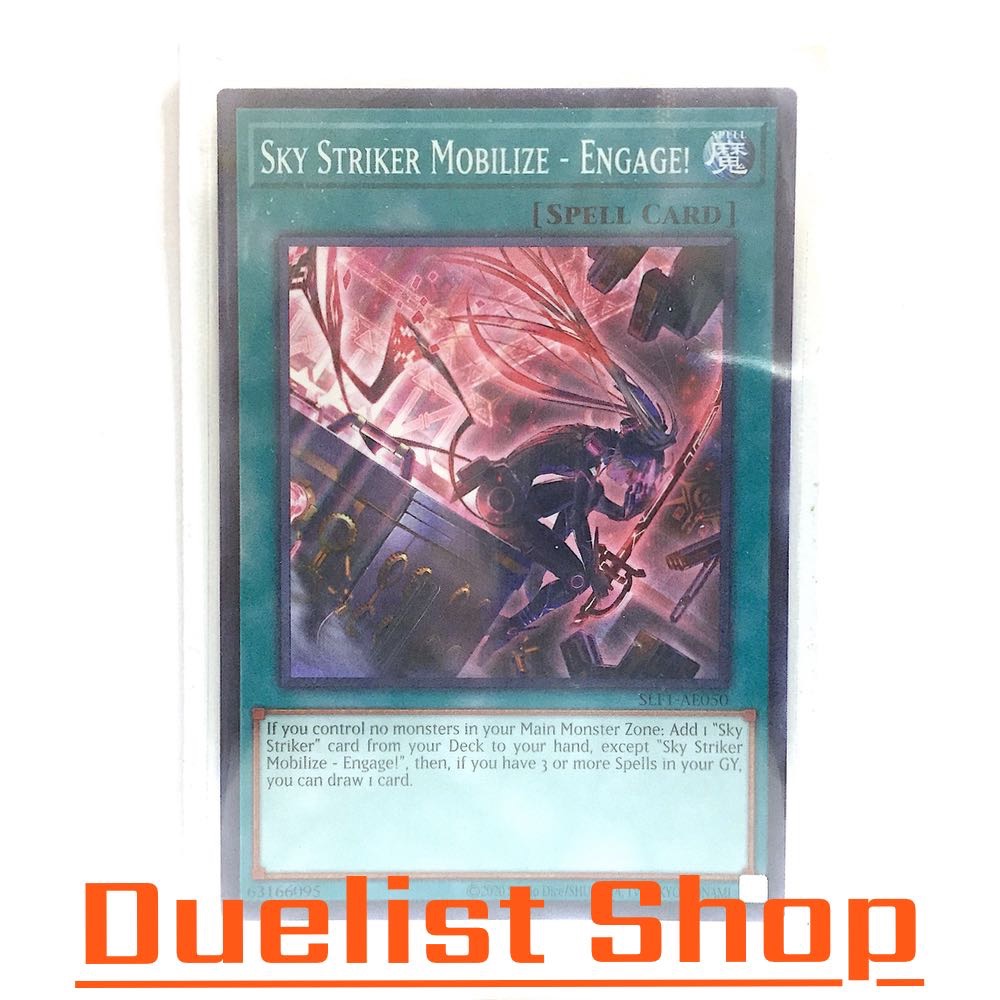 Sky Striker Mobilize - Engage! (alternate art) (P) Spell [Normal] ชุด SLF1-AE050 การ์ดยูกิโอ (Yu-Gi-