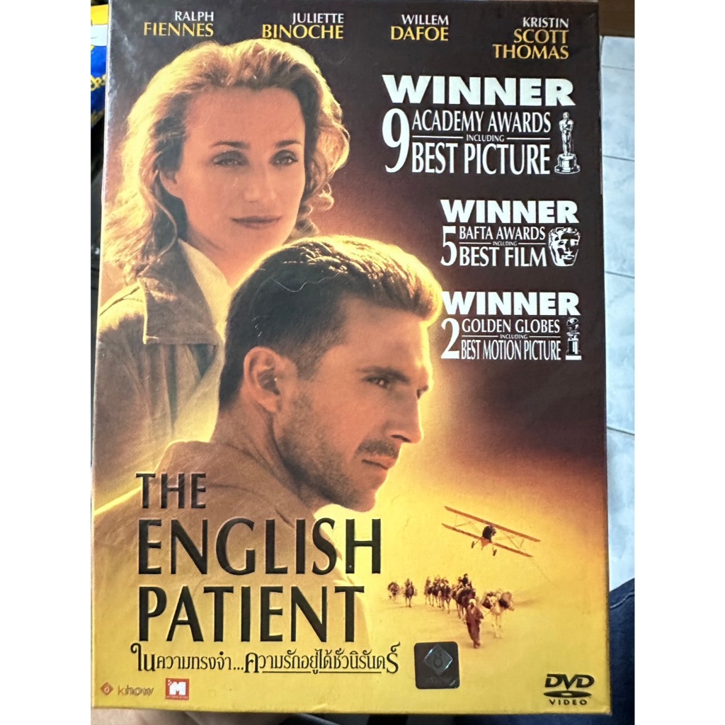 DVD : The English Patient (1996) ในความทรงจำ ความรักอยู่ได้ชั่วนิรันดร์ " Ralp Fiennes, Juliette Binoche "