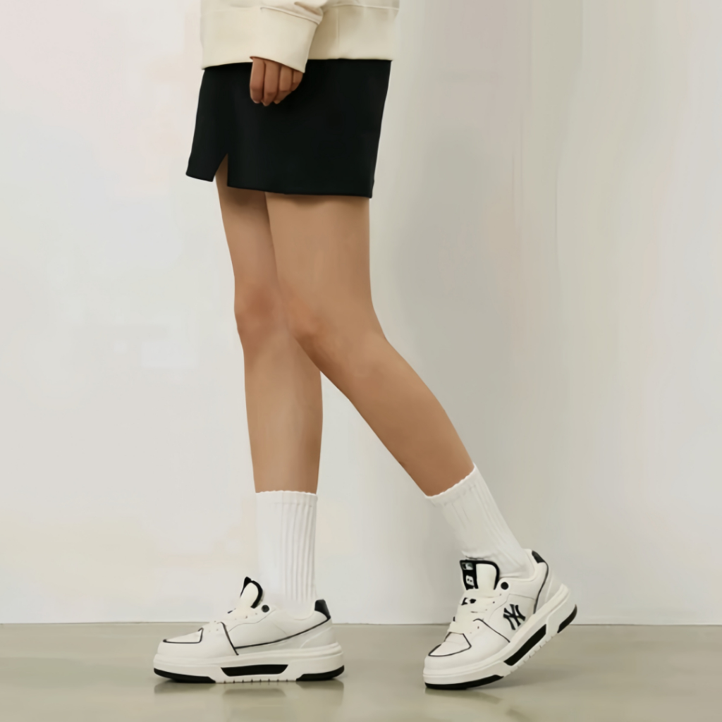 MLB Chunky Liner ข้าวขาว ของแท้ 100 % Sports shoes Running shoes style