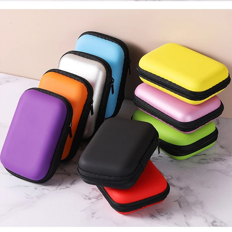 Hard Case HDD 2.5 นิ้ว ซองใส่ฮาร์ดดิสก์ กล่องใส่ฮาร์ดดิสก์พกพา Box HDDสีดำ สําหรับฮาร์ดไดรฟ์ พาวเวอร์แบงค์ สายเคเบิล USB