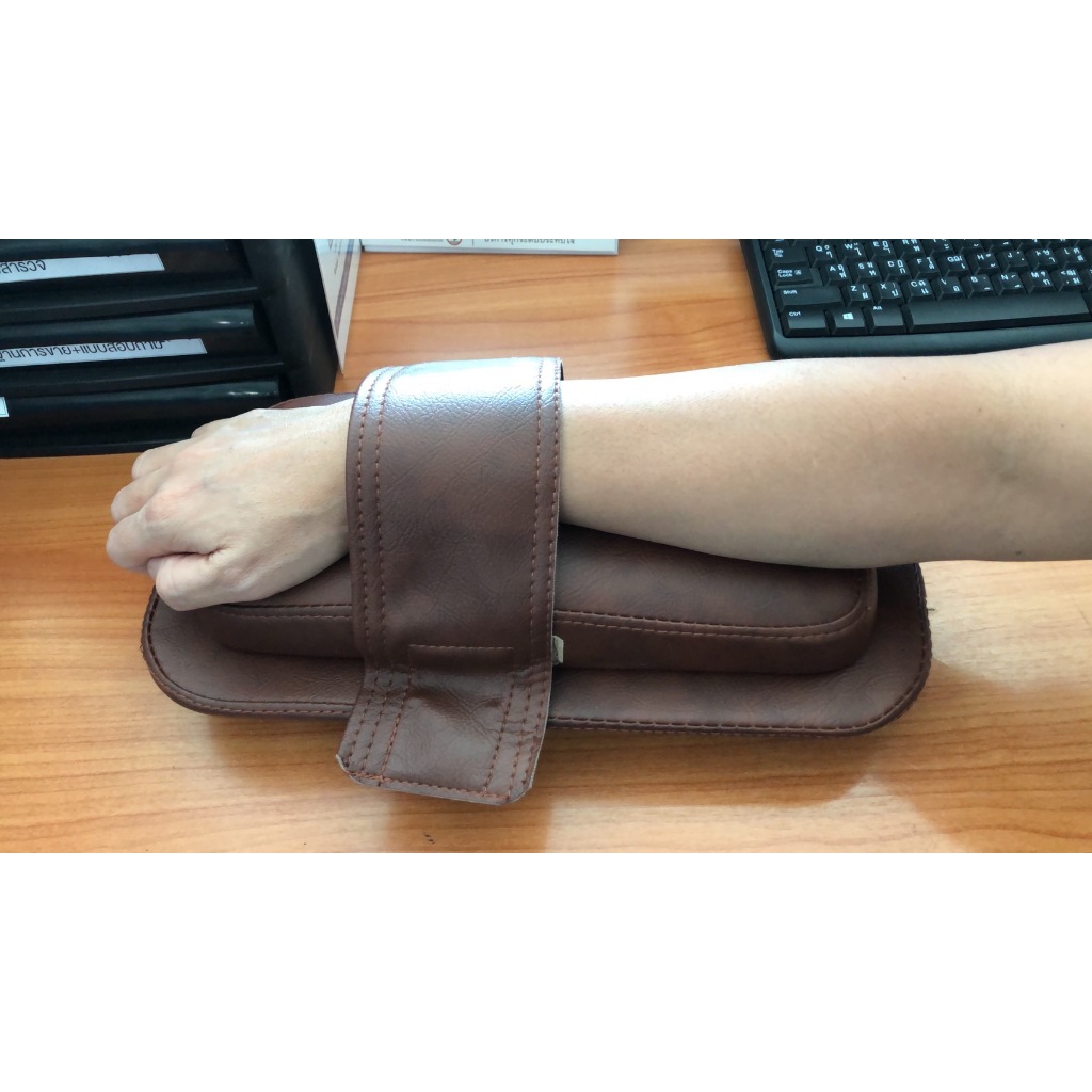 สเก็ตบอร์ดบริหารมือ (รุ่นประหยัด) - HAND SKATEBOARD LITE (สีน้ำตาล)