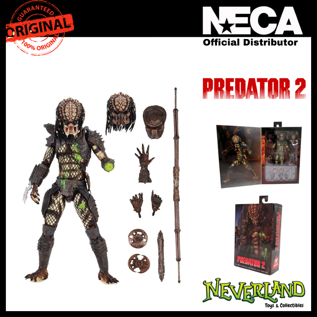 (NECA) Predator Ultimate Battle-Damaged City Hunter 7" Scale Action Figure