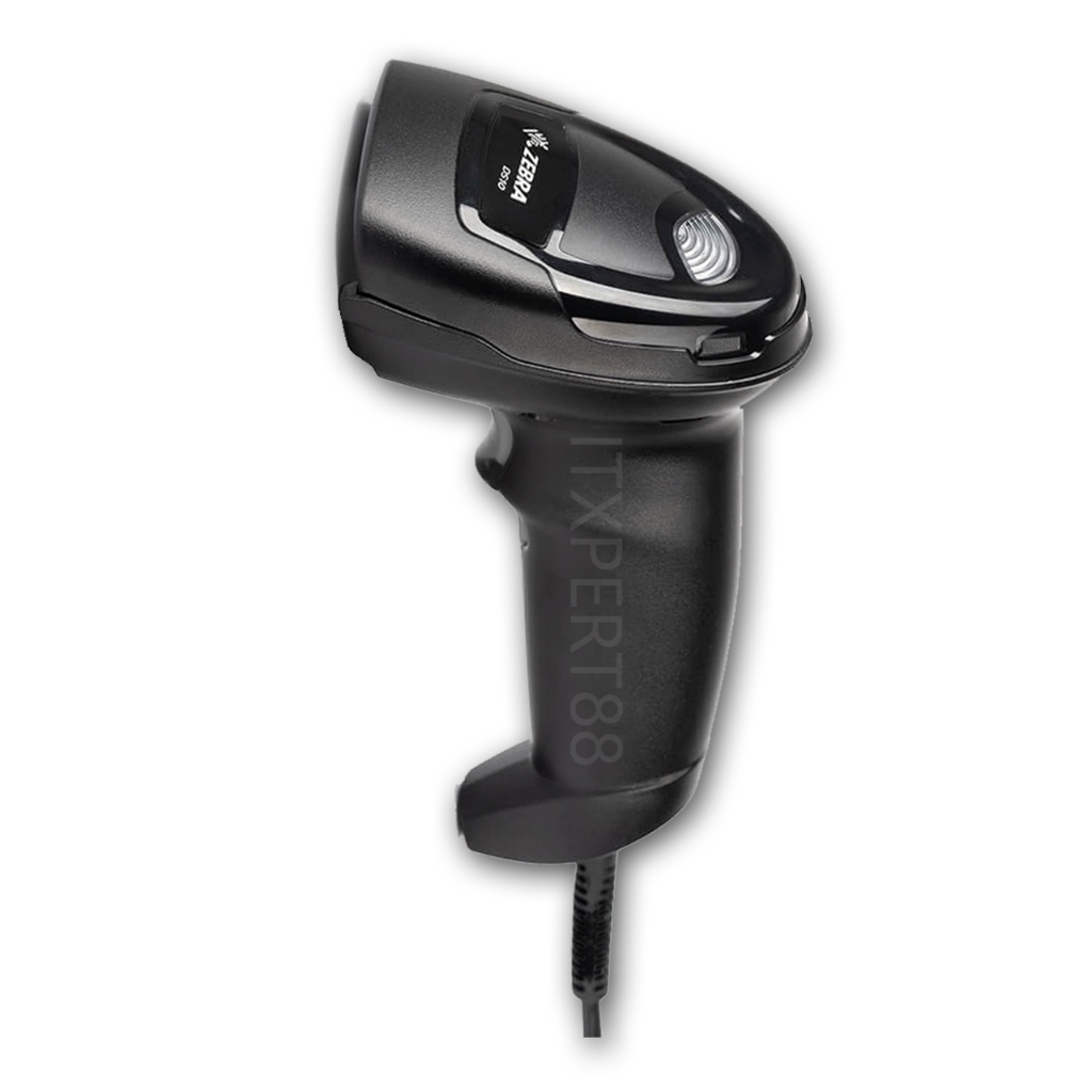Scanner ZEBRA DS1001 เครื่องอ่านบาร์โค้ด 1D, 2D พร้อมขาตั้ง