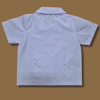 เสื้ออนุบาล คอบัว เอวกระดุม ตรา YS by ย๊อกเซ้ง ผ้าโทเร ใส่สบาย รีดง่าย /บิลเบิกได้