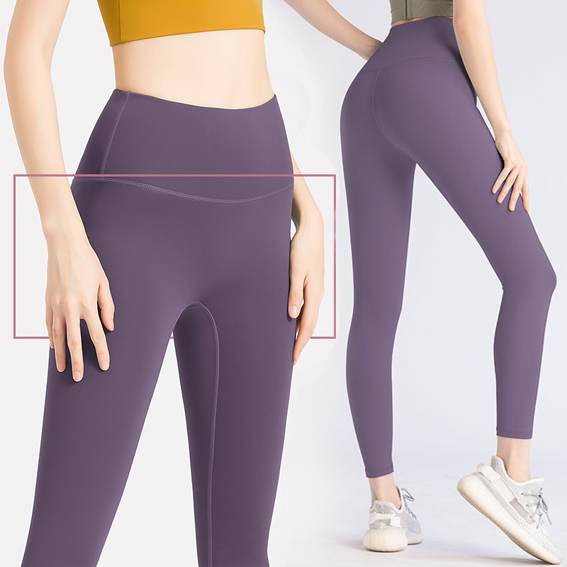 mvp sport กางเกงวอร์มเอวสูงผู้หญิง กางเกงโยคะ ดีไซน์ไร้รอยต่อ ไม่มีเส้นสายที่ดูอึดอัด 10 สี 6 ขนาด