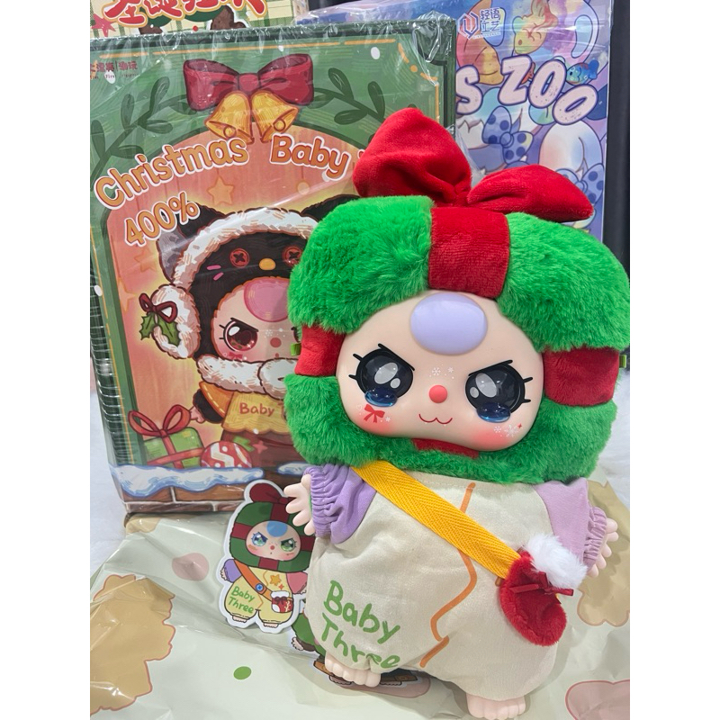 ของขวัญ(กล่องบุบ) 400% Baby Three Christmas 400% เบบี้ทรีคริสต์มาส400% พร้อมส่ง