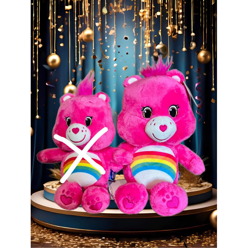 ตุ๊กตาหมีแคร์แบร์ Carebear ขนาด20-25cm✨งานแท้ตู้คีบ ป้ายไทย