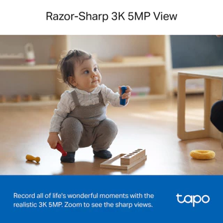 กล้องวงจรปิด WiFi หมุนได้ TP-Link Tapo C230 3K 5MP AI Detection Motion Tracking ดูผ่านมือถือ